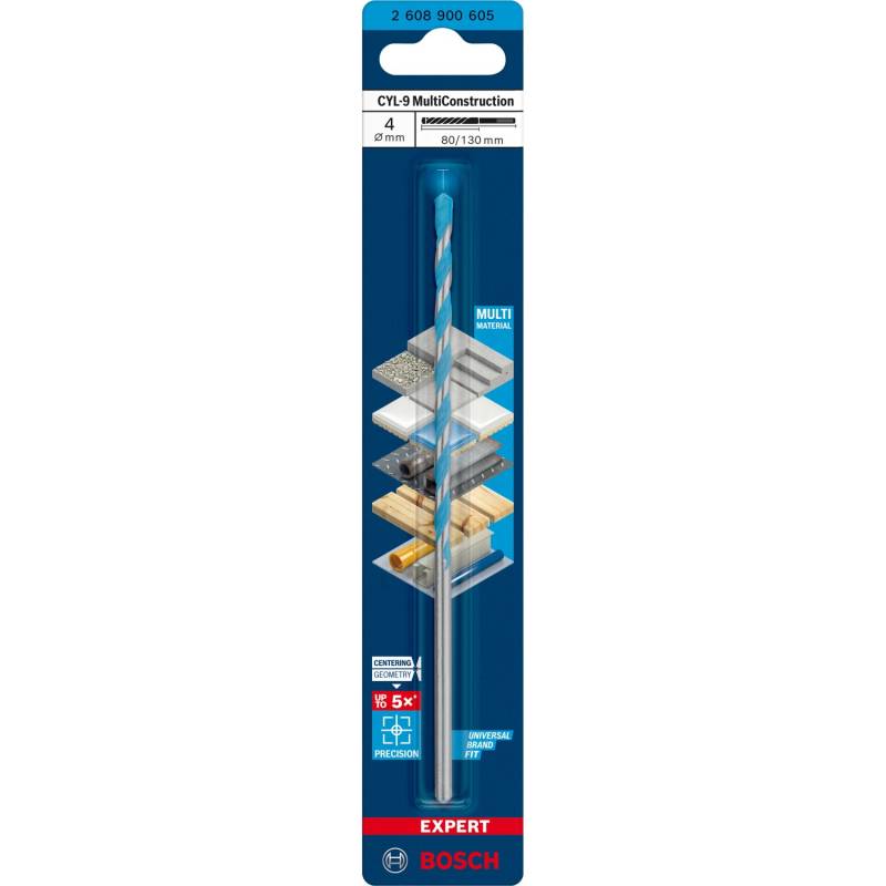 Bosch Expert Multi Construction Bohrer CYL-9 4 mm x 80 mm x 130 mm von Bosch Expert