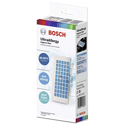 Bosch UltraAllergy Hygiene-Filter für Staubsauger BBZ154UF, 99,99% Bakterienfilterung, passend für Reihen GL-85 In'genius, GL-80 In'genius/Perfectionist, GL-70 Ergomaxx'x, GL-50 Free'e von Bosch Hausgeräte