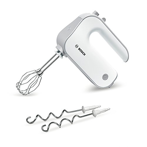 Bosch Hausgeräte Handrührer Styline MFQ4030, 2 Rührbesen, 2 Edelstahl-Knethaken, spülmaschinengeeignet, 5 Stufen plus Turbostufe, 500 W, weiß/silber Bosch Hausgeräte Handrührer Styline MFQ4030, 2 Rührbesen, 2 Edelstahl-Knethaken, spülmaschinengeeignet, 5 Stufen plus Turbostufe, 500 W, weiß/silber von Bosch Hausgeräte