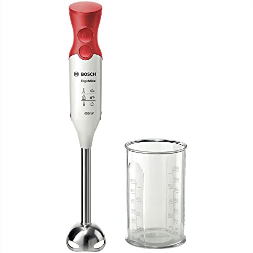 Bosch MSM64110 ergonomischer Stabmixer mit Edelstahl-Mixfuß QuattroBlade (450 W) von Bosch Hausgeräte