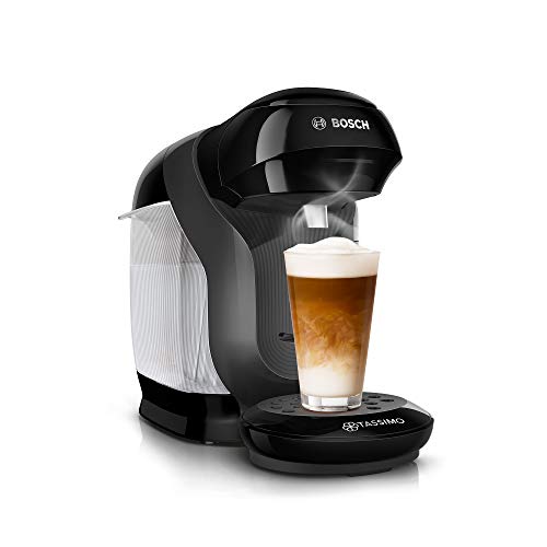 Bosch Hausgeräte Tassimo Style Kapselmaschine TAS1102 Kaffeemaschine by Bosch, über 70 Getränke, vollautomatisch, geeignet für alle Tassen, platzsparend, 1400 W, schwarz/anthrazit von Bosch Hausgeräte