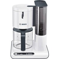 Bosch Haushalt TKA8011 Kaffeemaschine Weiß, Anthrazit Fassungsvermögen Tassen=10 Glaskanne, Warmha von Bosch Haushalt
