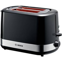 Bosch Haushalt TAT6A513 Toaster mit Brötchenaufsatz Schwarz, Edelstahl von Bosch Haushalt