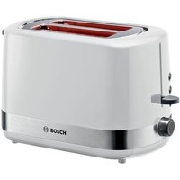 Bosch Haushalt TAT6A511 Toaster mit Brötchenaufsatz Weiß, Edelstahl von Bosch Haushalt