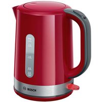 Bosch Haushalt TWK6A514 Wasserkocher schnurlos, Überhitzungsschutz Rot von Bosch Haushalt
