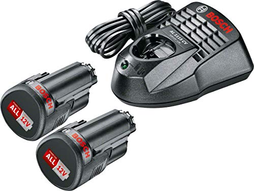 Bosch 12V Lithium Ionen Akku und Ladegerät 12V Starter Set (PBA 12V 2.5 Ah O-B, AL1115CV, im Karton) von Bosch Home and Garden