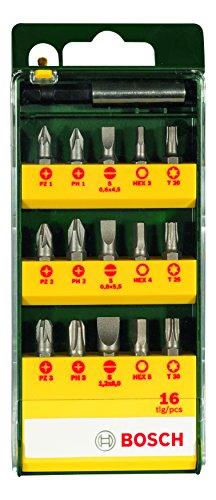 Bosch Accessories 16tlg. Schrauberbit-Set von Bosch Accessories