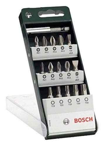 Bosch 2609255977 DIY Schrauberbitset 16-teilig 25 mm, Standard von Bosch Accessories