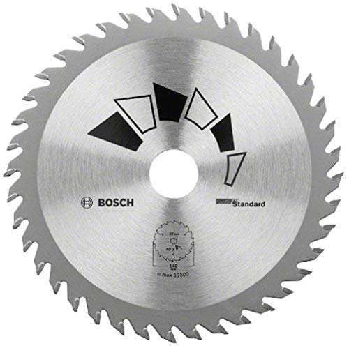 Bosch 1x Kreissägeblatt Standard (Sägeblatt für Holz, Ø 190 x 2.2/1.5 x 20/16 mm, 24 Zähne, ATB, mit 1x Reduzierring 16 mm, Zubehör Kreissäge) von Bosch Accessories