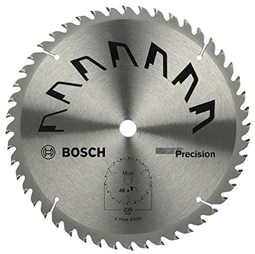 Bosch 1x Kreissägeblatt Precison (Sägeblatt für Holz, Ø 235 x 2.5/1.5 x 16 mm, 48 Zähne, ATB , Zubehör Kreissäge) von Bosch Accessories