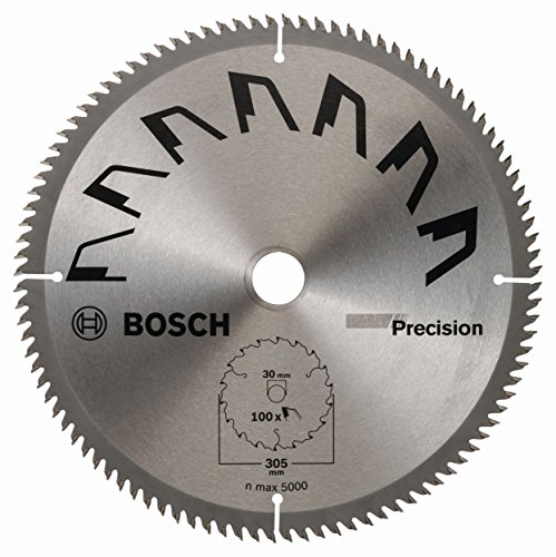 Bosch 2609256B60 Précision Lame de scie circulaire 100 dents carbure Coupe nette Diamètre 305 mm alésage 30 Largeur de coupe 2,5 mm von Bosch Accessories