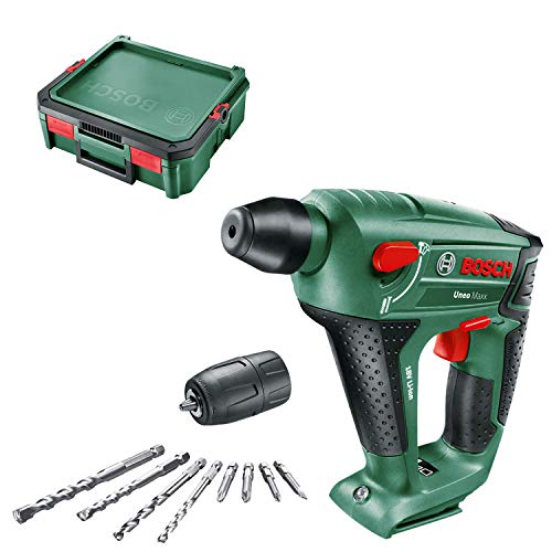 Bosch Akku Bohrhammer UneoMaxx mit Rundschaftadapter + SystemBox (Größe S, leer, im Karton) von Bosch