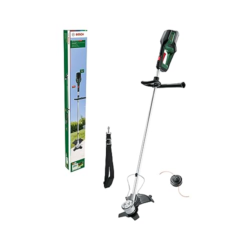 Bosch Akku-Freischneider AdvancedBrushCut 36V-23-750 (für anspruchsvolleres Freischneiden, 36-Volt-System, Schnittkreisdurchmesser: 33 cm (Faden), 23 cm (Messer), (ohne Akku) von Bosch Home and Garden