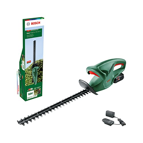 Bosch Akku-Heckenschere EasyHedgeCut 18V-44-11 12.0 (1x 2,0-Ah-Akku; 18 Volt System; 44 cm Messerlänge; zum Trimmen kleiner Hecken; im Karton) von Bosch Home and Garden