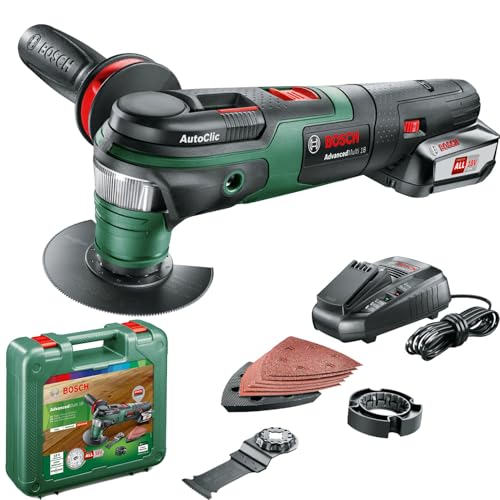 Bosch Akku Multifunktionswerkzeug AdvancedMulti 18 (1 Akku, 18 Volt System, im Koffer) von Bosch Home and Garden