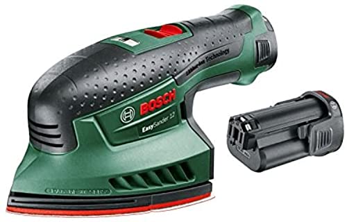 Bosch Home and Garden Bosch Akku Multischleifer EasySander 12 (2 Akku, 12 Volt System, im Koffer), Grün von Bosch Home and Garden