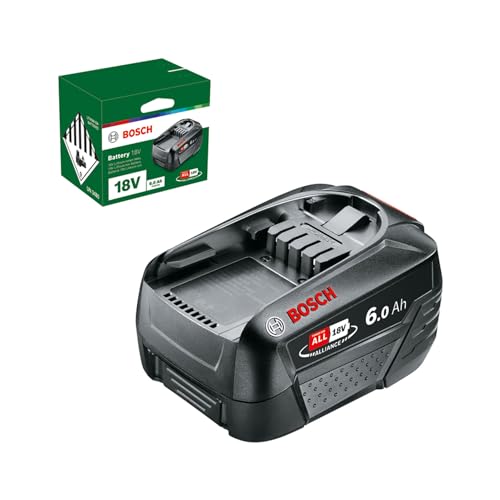 Bosch Akku Pack PBA 18V 6,0Ah W-C (18 Volt System, 6,0Ah Akku, im Karton) von Bosch