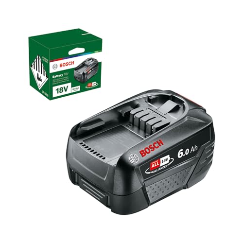 Bosch Home and Garden Bosch Akku Pack PBA 18V 6,0Ah W-C (18 Volt System, 6,0Ah Akku, im Karton) von Bosch Home and Garden