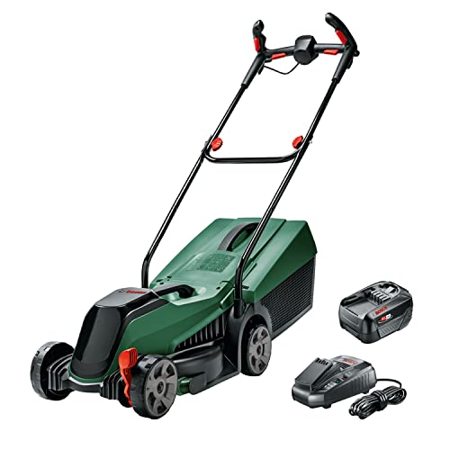 Bosch Home and Garden Bosch Akku-Rasenmäher CityMower 18V-32-300 (18 Volt System, P4A System, 1x Akku 4,0 Ah, Bürstenloser Motor, Schnittbreite: 32 cm, Rasenflächen bis 300 m², im Karton) von Bosch Home and Garden