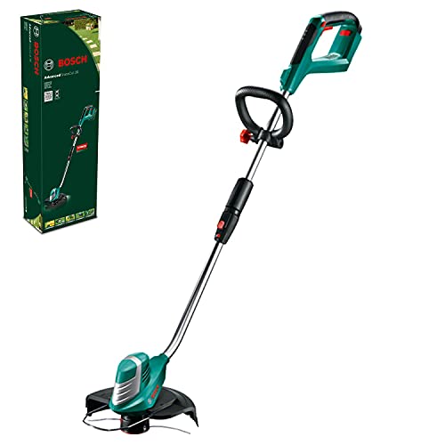 Bosch Home and Garden Akku Rasentrimmer AdvancedGrassCut 36 (ohne Akku, Fadenspule, Karton (36 V, 2,0 Ah, 30 cm Schnittkreisdurchmesser) von Bosch