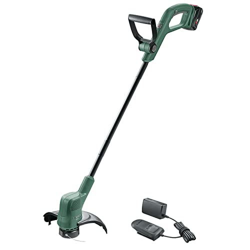 Bosch Home and Garden Home and GardenAkku Rasentrimmer EasyGrassCut 18-230 (1x Akku 2,0 Ah, 18 Volt System, Schnittkreisdurchmesser 23 cm, im Karton), 06008C1A00, Grün von Bosch
