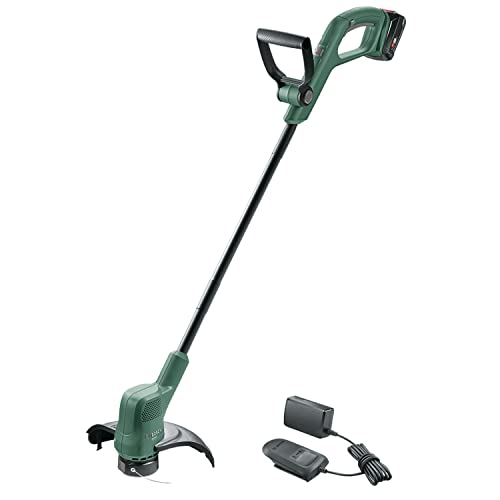 Bosch Home and Garden Home and GardenAkku Rasentrimmer EasyGrassCut 18-230 (1x Akku 2,0 Ah, 18 Volt System, Schnittkreisdurchmesser 23 cm, im Karton), 06008C1A00, Grün von Bosch Home and Garden