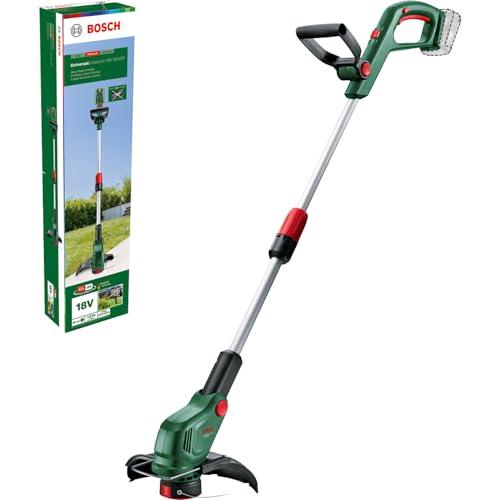 Bosch Akku-Rasentrimmer UniversalGrassCut 18V-26-500 (zum Rasentrimmen und Kantenschneiden; Ladezeit: 65 min; Schnittkreisdurchmesser: 26 cm; 18-Volt-System; ohne Akku oder Ladegerät) von Bosch Home and Garden