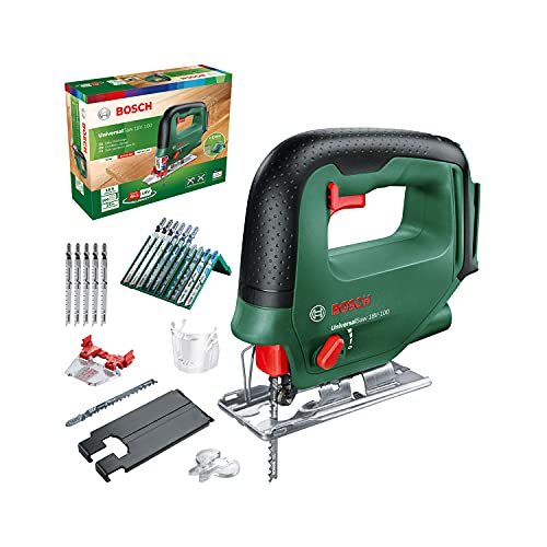 Bosch Akku Stichsäge UniversalSaw 18V-100 (ohne Akku, 18 Volt System, 15 tlg. Stichsägeblatt-Set, im Karton) – Amazon Edition von Bosch