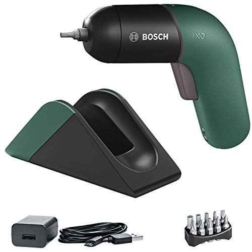Bosch Home and Garden Bosch Akkuschrauber IXO (6. Generation, integrierter Akku mit Ladestation und Micro-USB-Lader, variable Drehzahlregelung, im Karton) von Bosch Home and Garden
