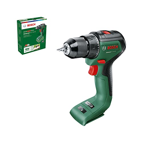 Bosch Home and Garden Bosch Akkuschrauber UniversalDrill 18V-60 (ohne Akku, 18 Volt System, im Karton) Schwarz von Bosch Home and Garden