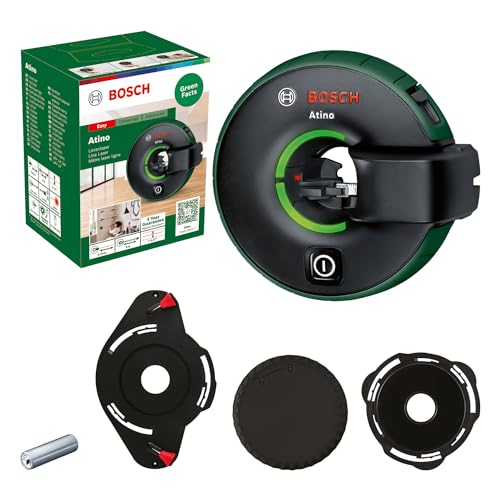 Bosch All-in-One-Linienlaser Atino der 2. Generation mit abnehmbarem und feststellbarem Maßband (horizontale oder vertikale Ausrichtung, Befestigung an rauen und glatten Oberflächen, im Karton) Bosch All-in-One-Linienlaser Atino der 2. Generation mit abnehmbarem und feststellbarem Maßband (horizontale oder vertikale Ausrichtung, Befestigung an rauen und glatten Oberflächen, im Karton) von Bosch