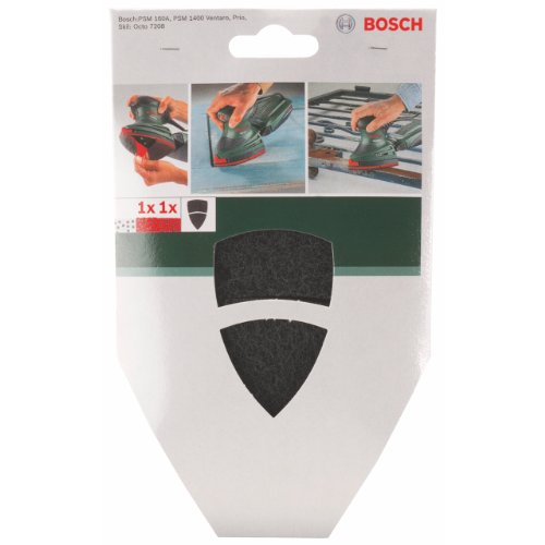 Bosch DIY Reinigungsvlies + Zusatzblatt (für Multischleifer verschiedene Materialien, 102 x 62/93 mm, Körnung mittel/fein) von Bosch Accessories