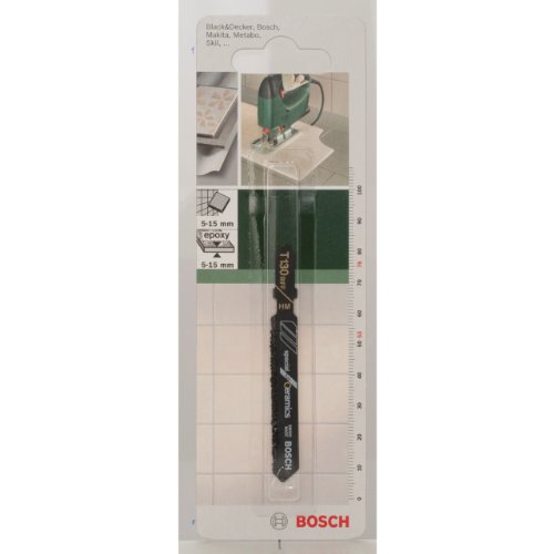Bosch Accessories Stichsägeblatt T 130 RIFF Special for Ceramics (für weiche Fliesen, 76mm, Zubehör Stichsäge) von Bosch