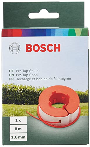 Bosch Ersatz-Trimmerfadenspule „Pro-Tap“ 1,6 mm Durchmesser x 8 m Länge Bosch Ersatz-Trimmerfadenspule „Pro-Tap“ 1,6 mm Durchmesser x 8 m Länge von Bosch