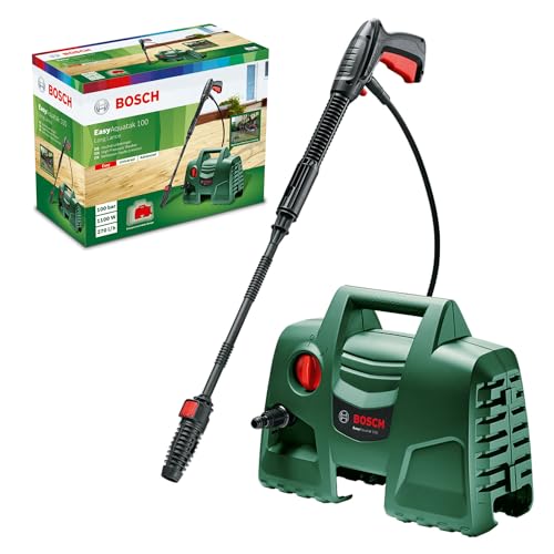 Bosch Hochdruckreiniger EasyAquatak 100 Long Lance (1100 W, 5 m Schlauch, max. Fördermenge: 270 l/h, stufenlose Flachstrahldüse, im Karton) von Bosch Home and Garden