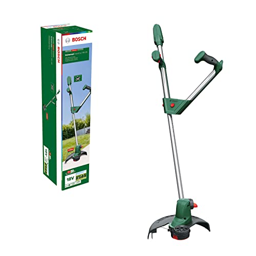 Bosch Rasentrimmer UniversalGrassCut 18V-26 (ohne Akku, 18 Volt System, Schnittkreisdurchmesser: 26 cm, verstellbare Handgriffe, im Karton) von Bosch Home and Garden