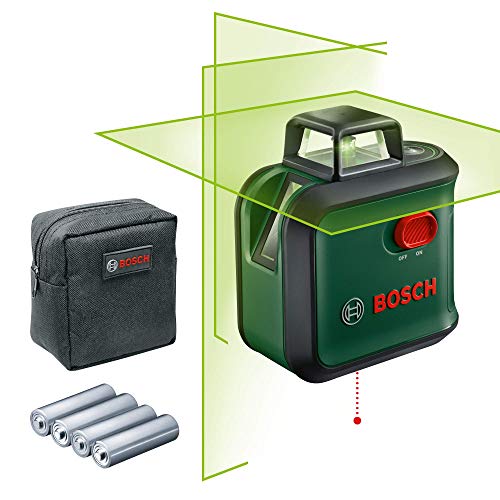 Bosch Kreuzlinienlaser AdvancedLevel 360 (3 Laserlinien inkl. 360° zum Ausrichten im ganzen Raum) von Bosch Home and Garden