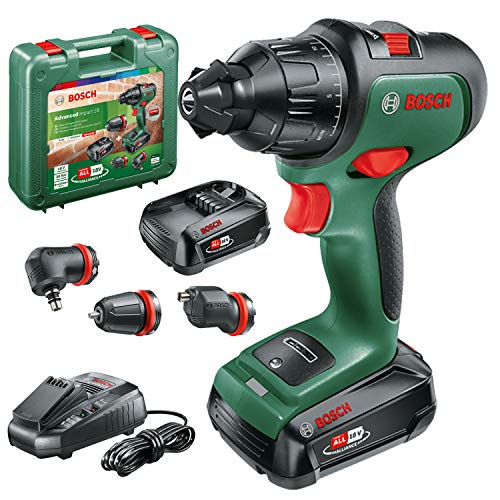 Bosch Home and Garden Bosch Akku Schlagbohrmaschine AdvancedImpact 18 (2 Akkus, 18 Volt System, mit Zubehörteilen, im Handwerkerkoffer) von Bosch Home and Garden