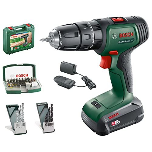 Bosch Home and Garden Bosch Akku Schlagbohrschrauber UniversalImpact 18V (1 Akku, 18 Volt System, im Koffer) – Amazon Edition von Bosch Home and Garden