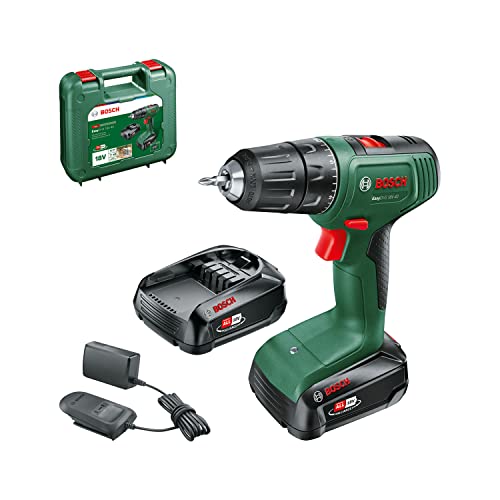 Bosch Home and Garden 06039D8005 Bosch Akkuschrauber EasyDrill 18V-40 (2 Akku 2,0 Ah, 18 Volt System, im Koffer) von Bosch Home and Garden