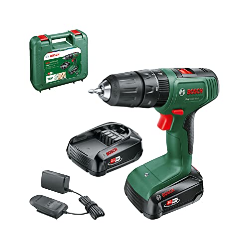 Bosch Akku Schlagbohrschrauber EasyImpact 18V-40 (2 Akku 2,0 Ah, 18 Volt System, im Koffer) von Bosch