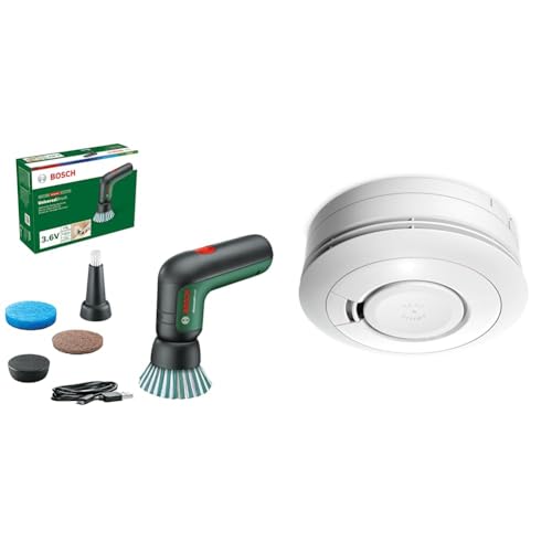 Bosch Home and Garden Akku Reinigungsbürste UniversalBrush (integrierter 3 & Ei Electronics Ei650 Rauchwarnmelder von Bosch Home and Garden