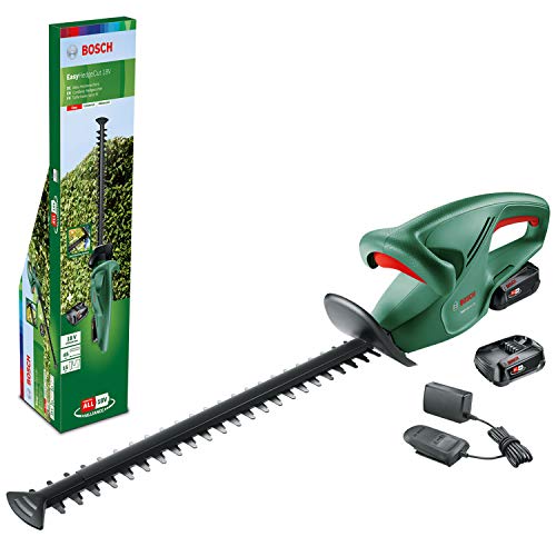 Bosch Home and Garden Bosch Akku Heckenschere EasyHedgeCut 18-45 (2 Akkus 2,0 Ah, 18-Volt-System, Messerlänge 45 cm, im Karton) von Bosch Home and Garden