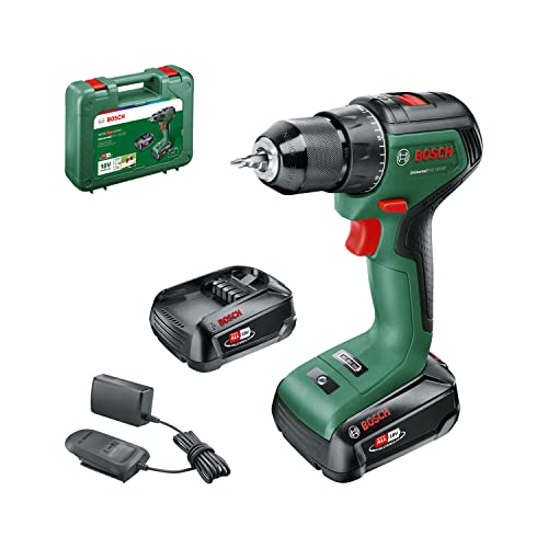 Bosch Home and Garden Home and Garden Akkuschrauber UniversalDrill 18V-60 (2 Akku, 18 Volt System, im Koffer) Schwarz von Bosch Home and Garden