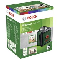 Bosch Home and Garden UniversalLevel 360 Kreuzlinienlaser inkl. Tasche, selbstnivellierend Reichweit von Bosch Home and Garden