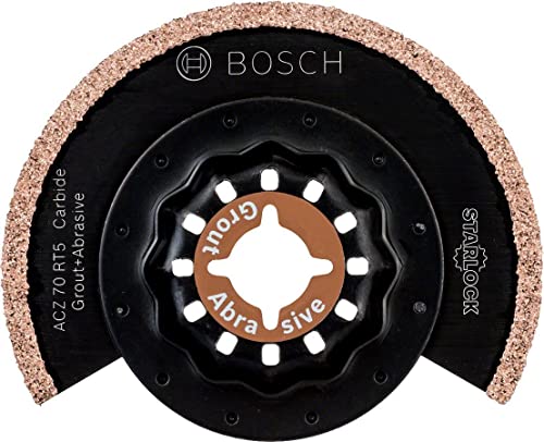 Bosch Professional Schmalschnitt Segmentsägeblatt, 10 Stück (Fliesen, Fugen, Epoxy/GFK, Putz, für Multifunktionswerkzeuge Starlock, Starlock Plus/Max, ACZ 70 RT5) von Bosch Home and Garden
