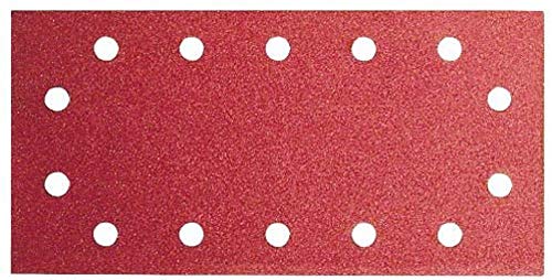 Bosch Accessories Schleifblatt (für Schwingschleifer verschiedene Materialien, 10 Stück, 115 x 230 mm, Körnung 40) von Bosch