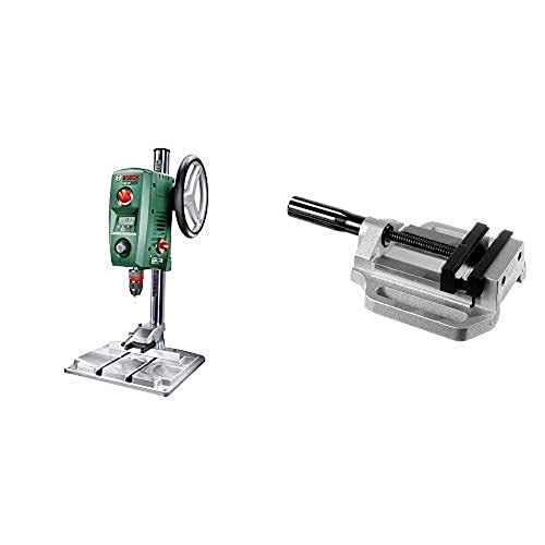 Bosch Standbohrmaschine PBD 40 (710 Watt, im Karton) + Zubehör Maschinenschraubstock MS 100 G von Bosch Home and Garden