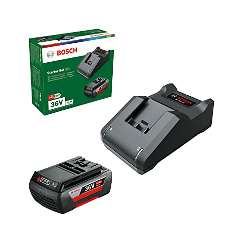 Bosch Home and Garden Bosch Starter-Set 36V (1 Akku 36V 2,0 Ah, Ladegerät AL 36V-20, im Karton) von Bosch Home and Garden