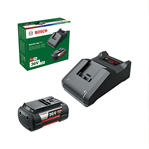 Bosch Starter-Set 36V (1 Akku 36V 6,0Ah, Ladegerät AL 36V-20, im Karton) von Bosch Home and Garden